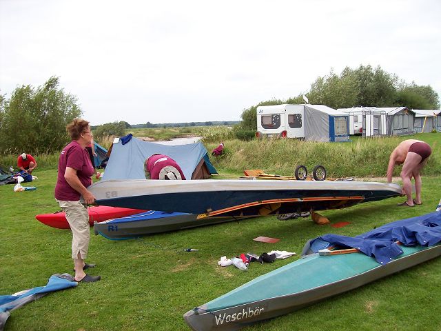 Wasser im Boot